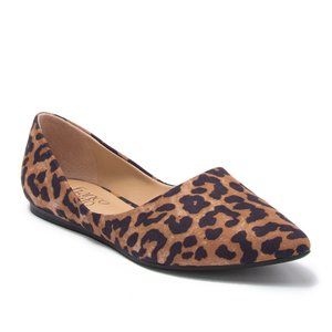 NWT Franco Sarto Hazeline Leopard Pointed Flat 7.5